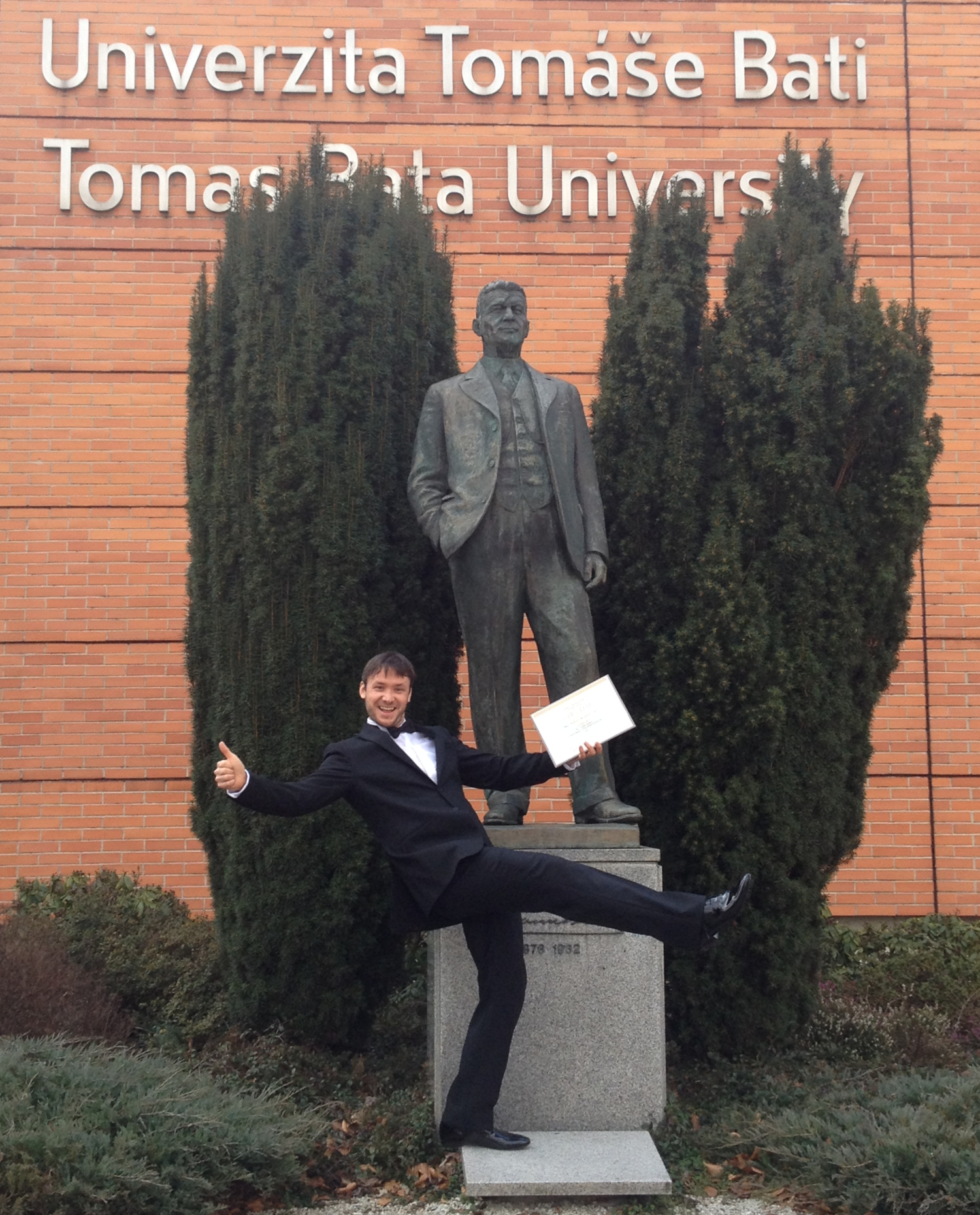 Milan Hnátek Ph.D. na UTB Zlín